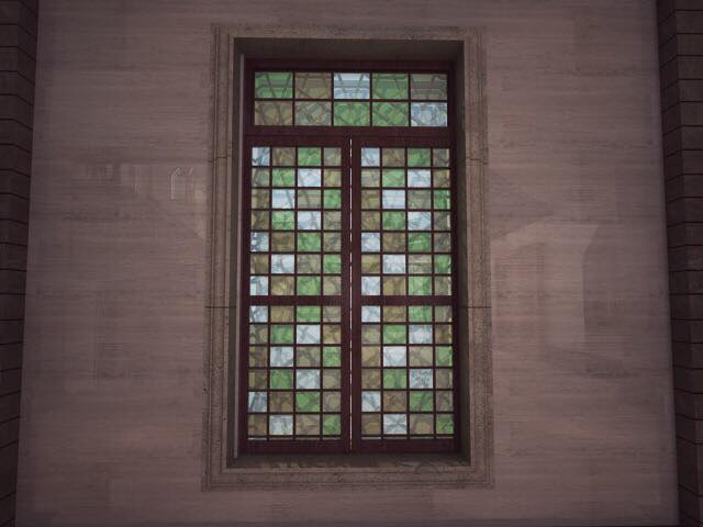 ÇEKMEKÖY CAMİĞİ MİMBER ARKASI VİTRAYI