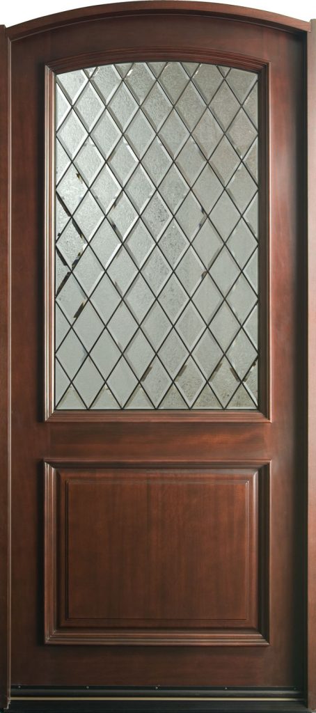 BAKLAVA DESENLİ BİZOTE CAMLI KAPI