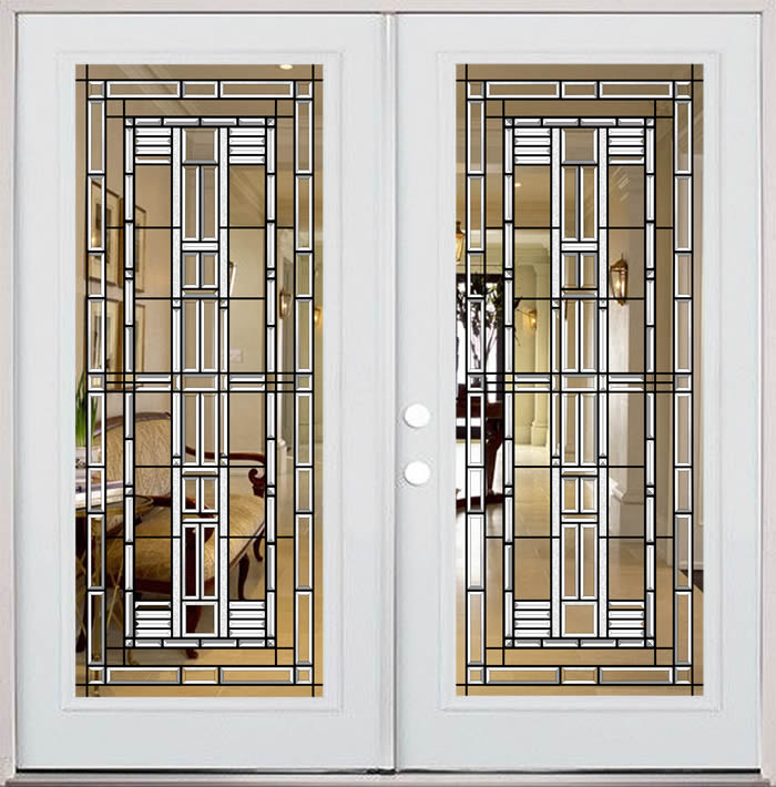 amerikan beverly vitray kapı